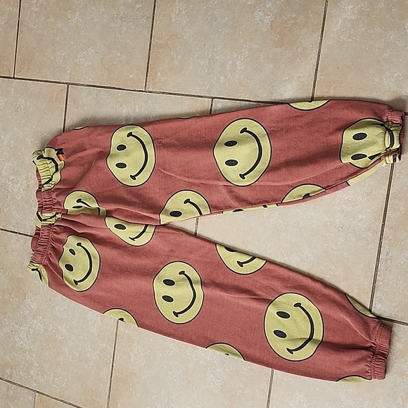 Aviator Nation Joggers Smiley Repeat Size Large Fit More Like Medium - Picture 2 of 12